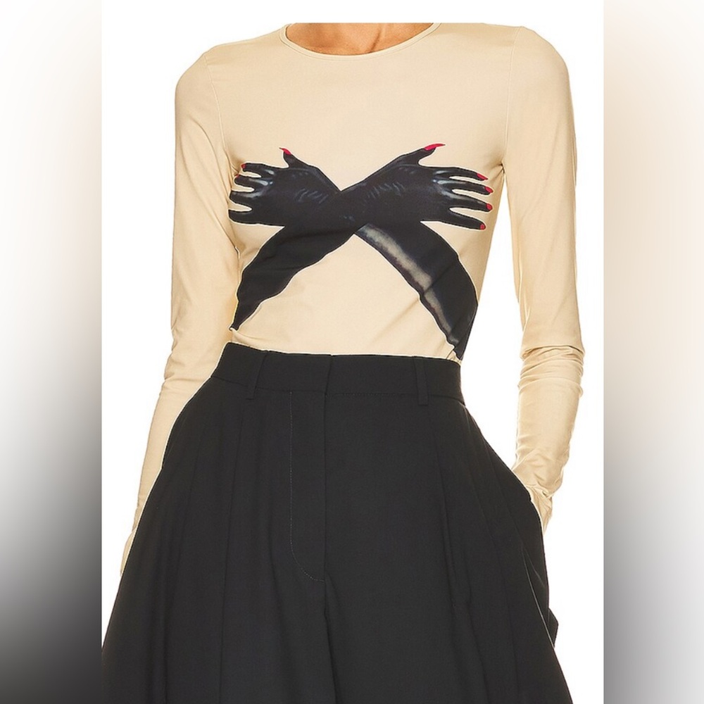 Loewe Gloves Print Top